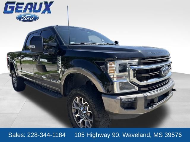 Agate Black Metallic 2022 Ford F-250 Super Duty Pickup Truck Four-Wheel Drive Automatic