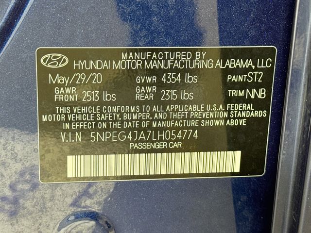 Used 2020 Blue Hyundai SE image 29