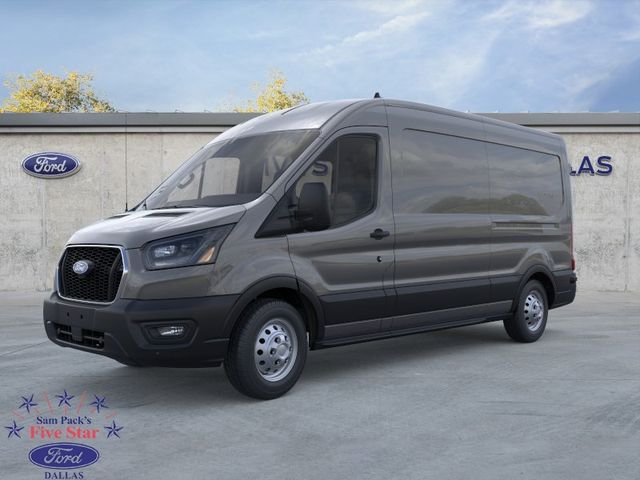 Carbonized Gray Metallic 2026 Ford Transit Cargo Van All-Wheel Drive 