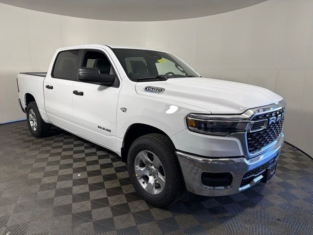 White 2026 RAM 1500 Pickup Truck Four-Wheel Drive 8-Speed Automatic
