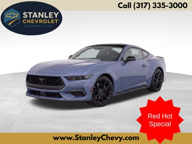Vapor Blue 2025 Ford Mustang Coupe Rear-Wheel Drive Automatic