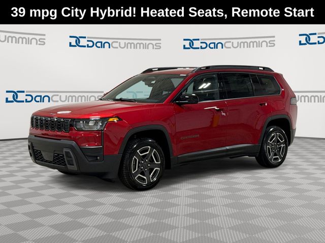 Red Hot Pearlcoat 2026 Jeep Cherokee SUV / Crossover Four-Wheel Drive Continuously Variable Transmission