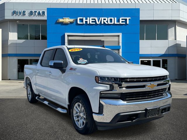 Summit White 2019 Chevrolet Silverado 1500 Pickup Truck Four-Wheel Drive 8-Speed Automatic