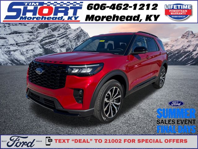 Red Metallic 2026 Ford Explorer SUV / Crossover All-Wheel Drive Automatic