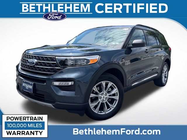 Blue Metallic 2024 Ford Explorer XLT AWD SUV / Crossover All-Wheel Drive Automatic