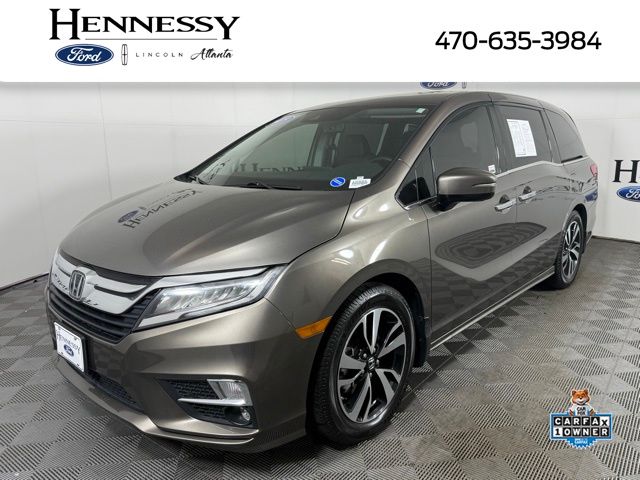 Pewter 2019 Honda Odyssey Elite FWD Minivan Front-Wheel Drive Automatic