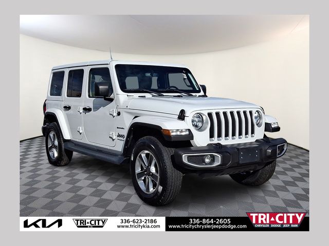 2021 Jeep Wrangler Unlimited Sahara 4WD Blanco (Bright White Clearcoat) SUV/Crossover Todo terreno 8 velocidades Automática