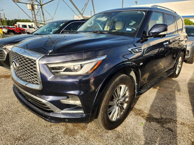 2018 INFINITI QX80 Base Blue at EAG Ford Navasota