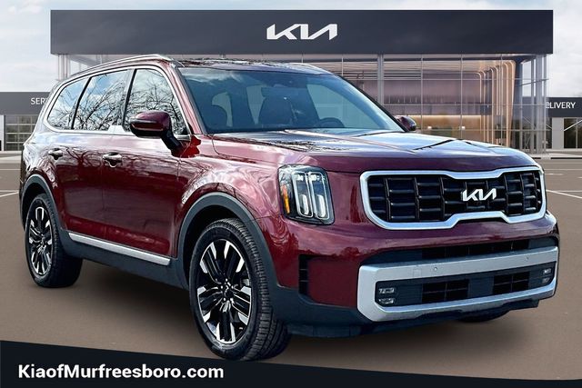 Dawning Red 2023 Kia Telluride SX-Prestige AWD SUV / Crossover All-Wheel Drive 8-Speed Automatic