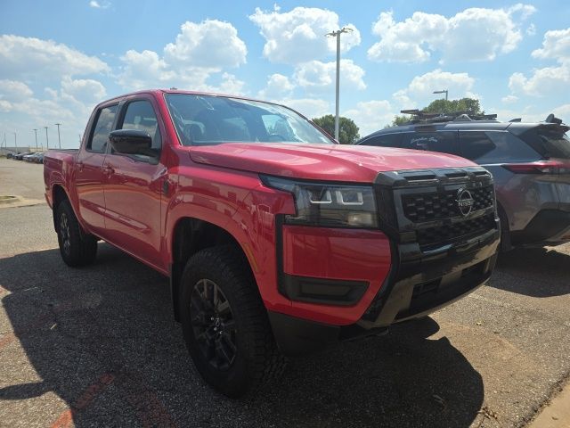 Red Alert 2026 Nissan Frontier Pickup Truck Four-Wheel Drive 9-Speed Automatic Overdrive