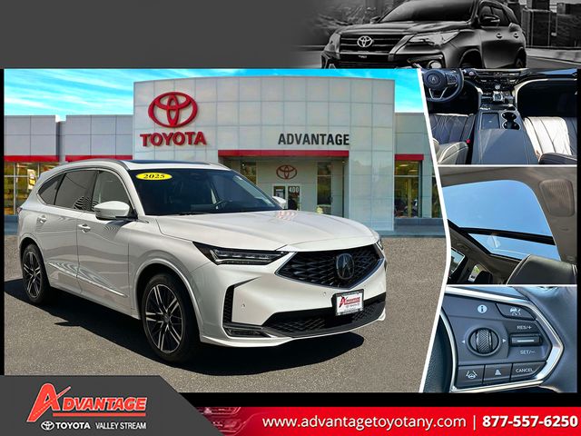 Platinum White Pearl 2025 Acura MDX SH-AWD with Advance Package SUV / Crossover All-Wheel Drive Automatic
