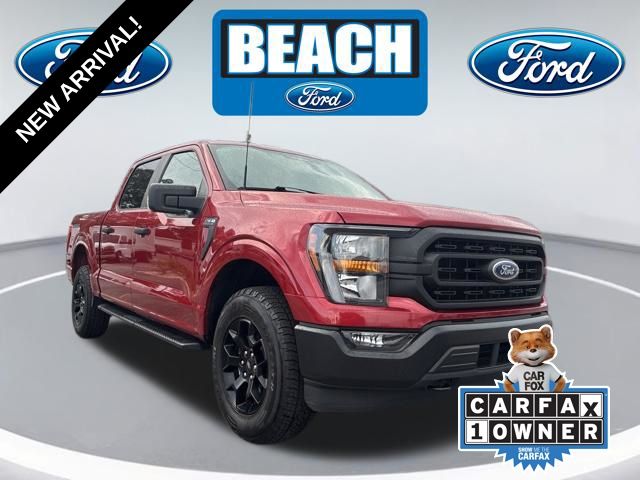 Red Metallic 2023 Ford F-150 Pickup Truck Four-Wheel Drive Automatic
