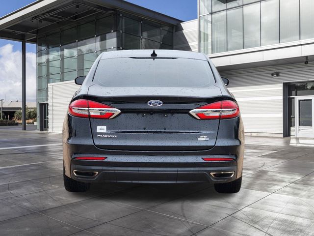 2020 Agate Black Metallic Ford Fusion SE AWD Sedan