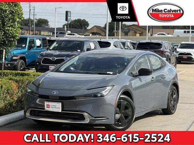 Gray 2025 Toyota Prius Plug-In Hybrid Hatchback Front-Wheel Drive Continuously Variable Transmission
