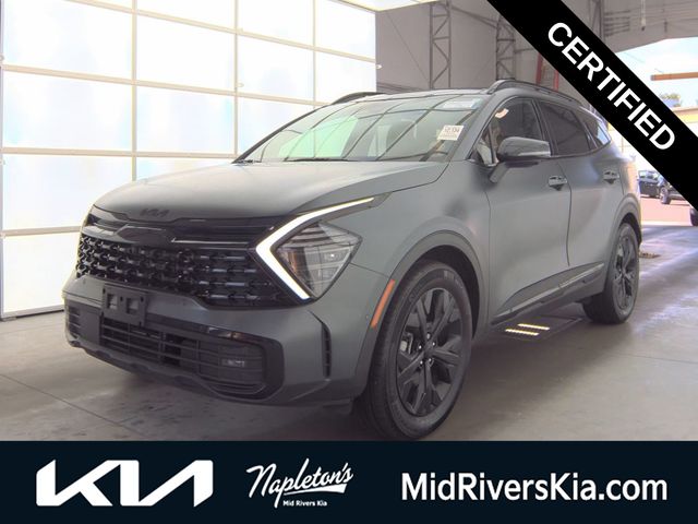 Shadow Matte Gray 2025 Kia Sportage Hybrid Plug-In SUV / Crossover All-Wheel Drive 6-Speed Automatic