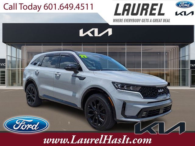 Wolf Gray 2022 Kia Sorento SX FWD SUV / Crossover Front-Wheel Drive 8-Speed Dual Clutch