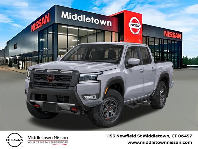 Boulder Gray Pearl 2026 Nissan Frontier Pickup Truck Four-Wheel Drive 9-Speed Automatic Overdrive