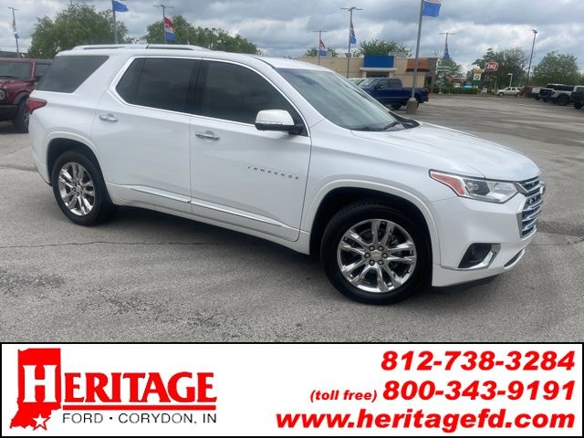 White (Iridescent Pearl Tricoat) 2020 Chevrolet Traverse High Country FWD SUV / Crossover Front-Wheel Drive 9-Speed Automatic