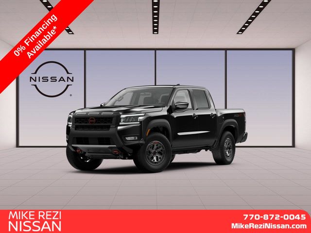 Super Black 2026 Nissan Frontier Pickup Truck Four-Wheel Drive 9-Speed Automatic Overdrive