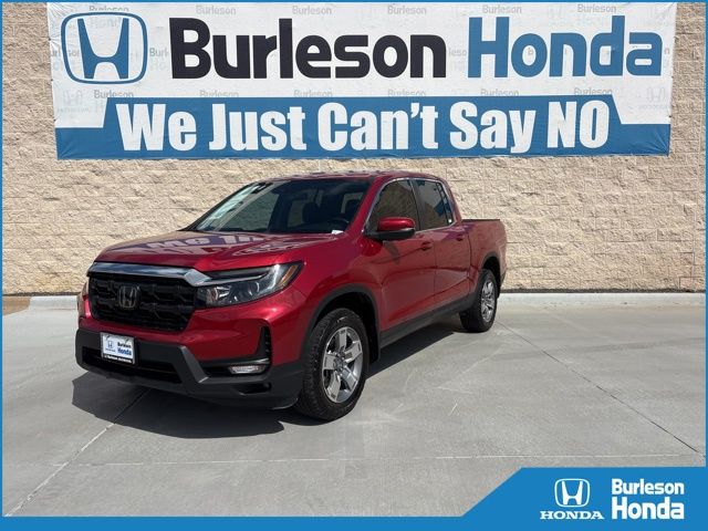Radiant Red Metallic II 2025 Honda Ridgeline RTL AWD Pickup Truck All-Wheel Drive 9-Speed Automatic
