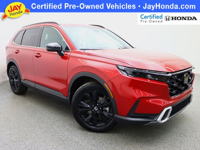 Radiant Red Metallic 2023 Honda CR-V Hybrid Sport Touring AWD SUV / Crossover All-Wheel Drive Continuously Variable Transmission