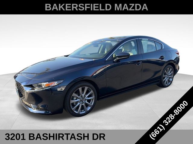 Deep Crystal Blue Mica 2024 Mazda MAZDA3 2.5 S Preferred Sedan FWD Sedan Front-Wheel Drive 6-Speed Automatic