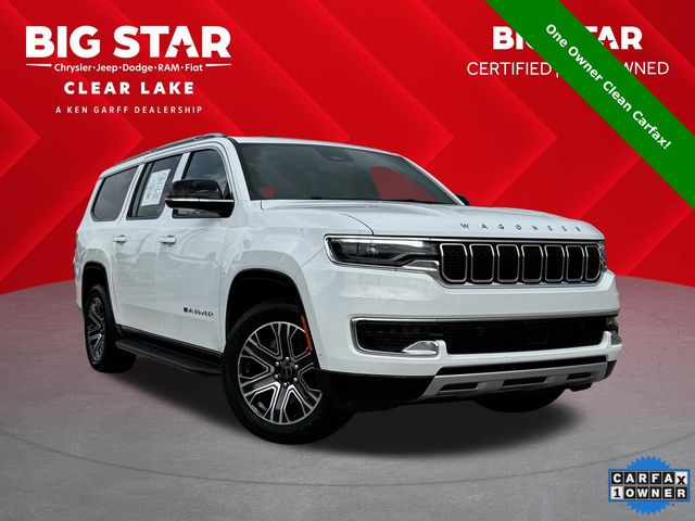 2025 Jeep Wagoneer L Series II White at Texan Dodge Chrysler Jeep Ram