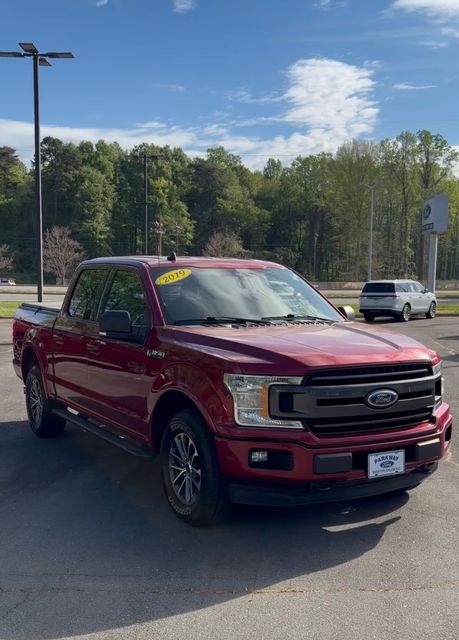 Ruby Red Metallic 2019 Ford F-150 XLT SuperCrew 4WD Pickup Truck Four-Wheel Drive Automatic