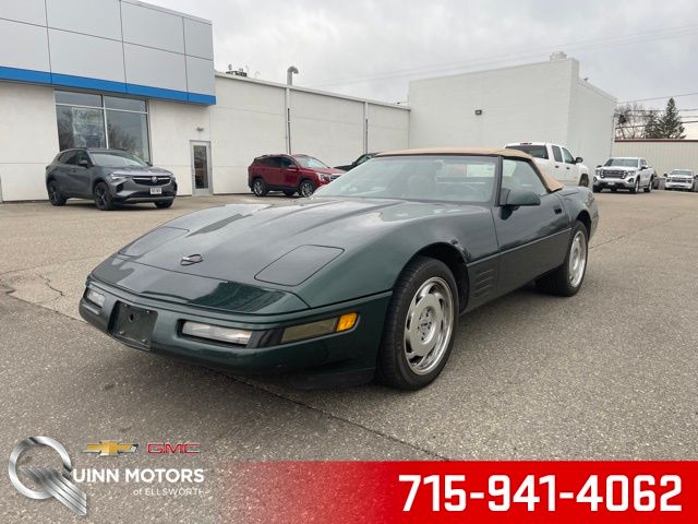 Dark Green 1992 Chevrolet Corvette Convertible Rear-Wheel Drive 4-Speed Automatic