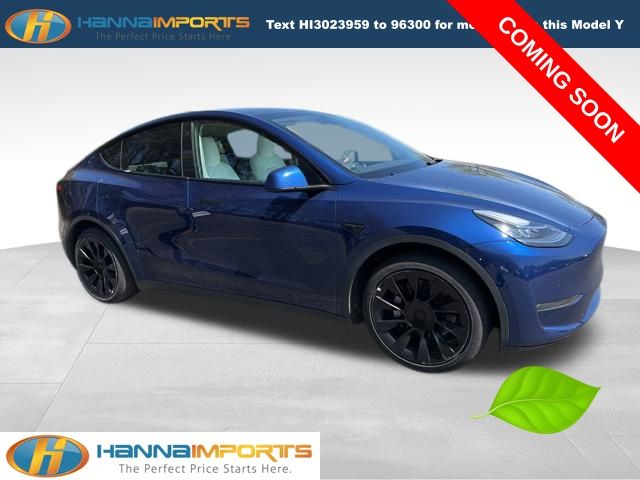 Deep Blue Metallic 2022 Tesla Model Y Long Range AWD SUV / Crossover All-Wheel Drive 1-Speed Automatic