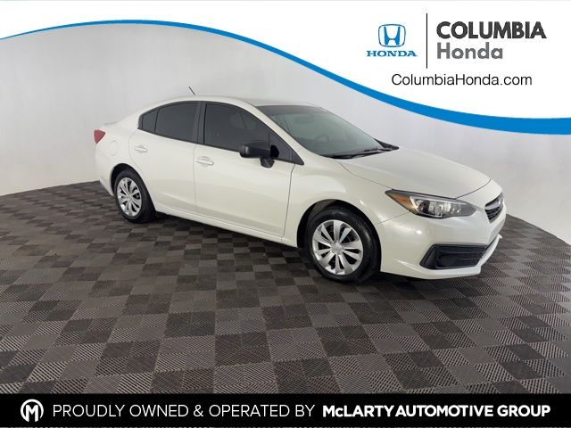 Crystal White Pearl 2023 Subaru Impreza Sedan AWD Sedan All-Wheel Drive Continuously Variable Transmission