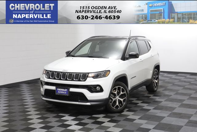 Bright White Clearcoat 2024 Jeep Compass SUV / Crossover Four-Wheel Drive 8-Speed Automatic