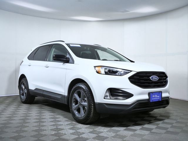Oxford White 2023 Ford Edge SEL AWD SUV / Crossover All-Wheel Drive 8-Speed Automatic