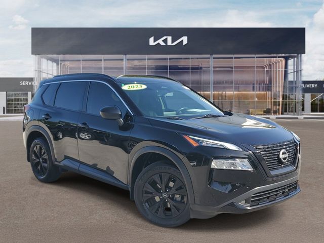 Super Black 2023 Nissan Rogue SUV / Crossover Front-Wheel Drive Continuously Variable Transmission