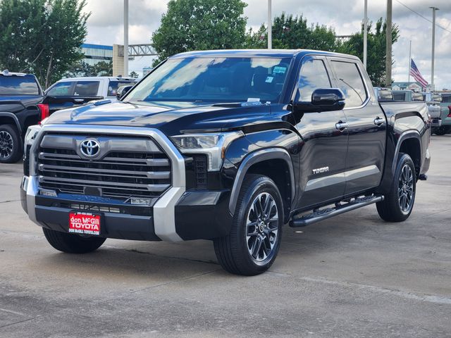 2024 Toyota Tundra Hybrid Limited Black at Gullo Toyota
