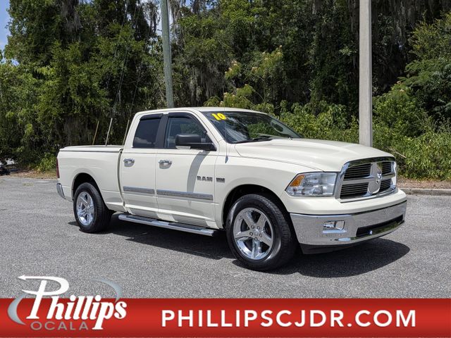 Cool Vanilla 2010 Dodge RAM 1500 Pickup Truck 4X2 5-Speed Automatic