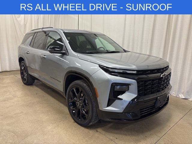 Sterling Gray Metallic 2024 Chevrolet Traverse RS AWD SUV / Crossover Four-Wheel Drive 8-Speed Automatic