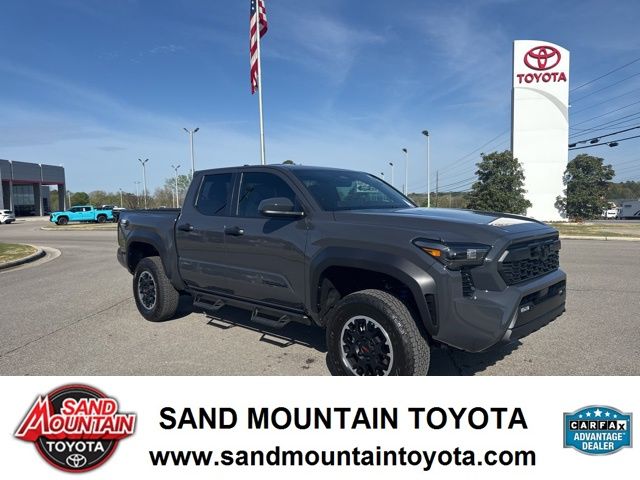 Gray 2026 Toyota Tacoma TRD Off-Road Double Cab 4WD Pickup Truck Four-Wheel Drive 8-Speed Automatic