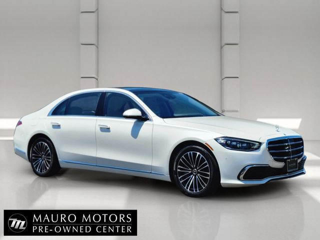 MANUFAKTUR Diamond White 2022 Mercedes-Benz S-Class S 580 4MATIC AWD Sedan All-Wheel Drive 9-Speed Automatic