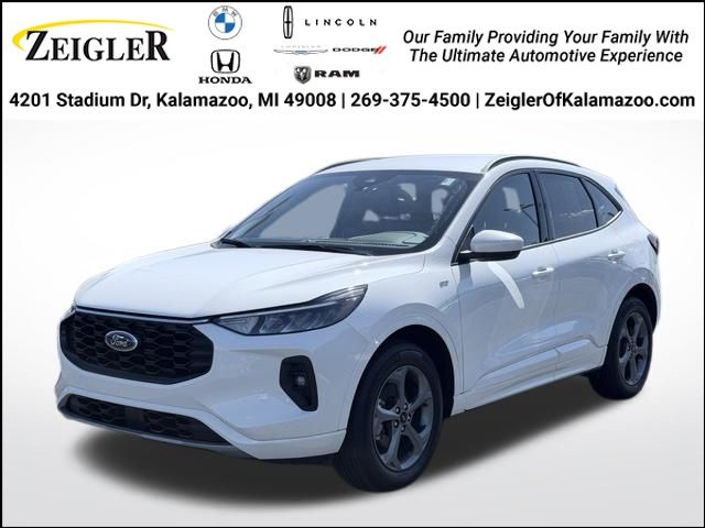 White Metallic 2024 Ford Escape Hybrid ST-Line Select AWD SUV / Crossover All-Wheel Drive Continuously Variable Transmission