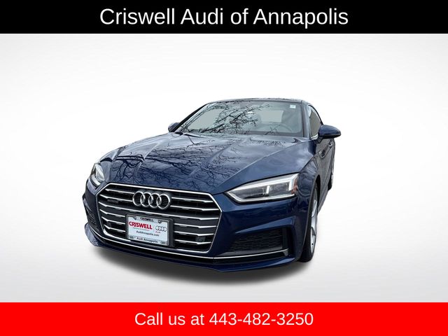Scuba Blue Metallic 2018 Audi A5 2.0T quattro Premium Plus Coupe AWD Coupe All-Wheel Drive 7-Speed Automatic