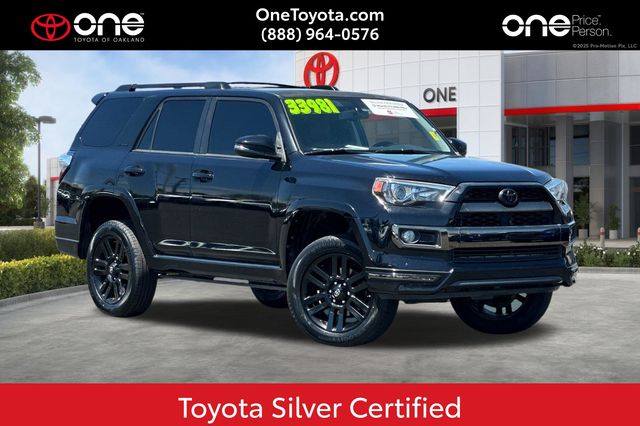 Midnight Black Metallic 2019 Toyota 4Runner SUV / Crossover All-Wheel Drive 5-Speed Automatic Overdrive
