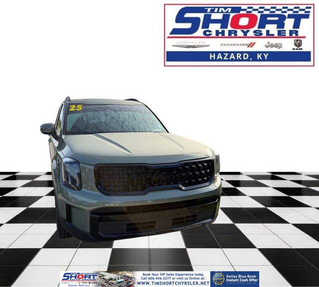 Jungle Green 2025 Kia Telluride EX X-Line AWD SUV / Crossover All-Wheel Drive 8-Speed Automatic