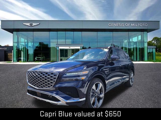 Capri Blue 2025 Genesis GV80 SUV / Crossover All-Wheel Drive 8-Speed Automatic