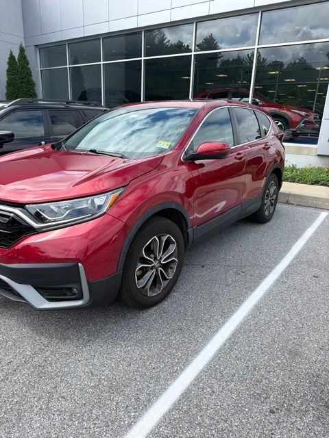 2021 Honda CR-V EX Red at John Sisson Motors