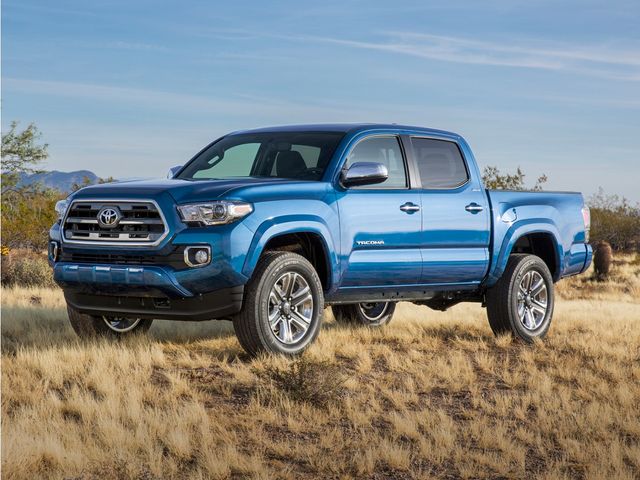 Black 2016 Toyota Tacoma Pickup Truck Four-Wheel Drive 6-Speed Automatic