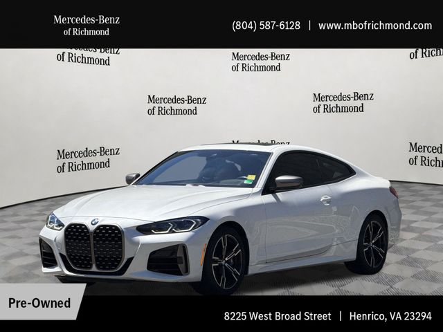 Mineral White Metallic 2021 BMW 4 Series M440i Coupe xDrive Coupe All-Wheel Drive 8-Speed Automatic