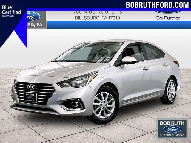 Olympus Silver Metallic 2022 Hyundai Accent SEL FWD Sedan Front-Wheel Drive Continuously Variable Transmission