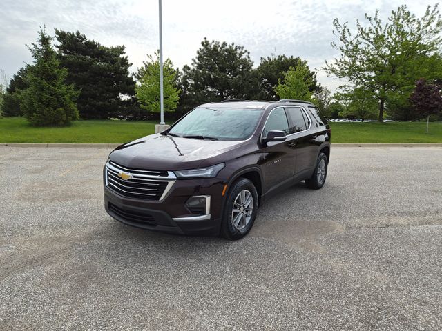 Black Cherry Metallic 2023 Chevrolet Traverse LT Cloth AWD SUV / Crossover Four-Wheel Drive 9-Speed Automatic
