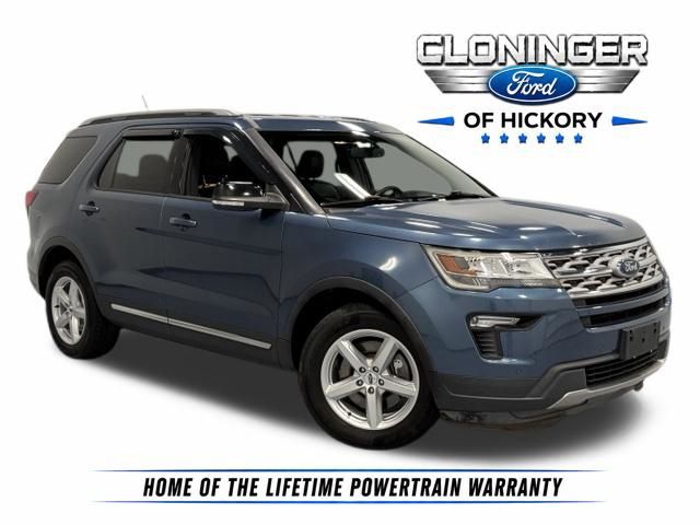 Blue Metallic 2018 Ford Explorer SUV / Crossover Front-Wheel Drive 6-Speed Automatic